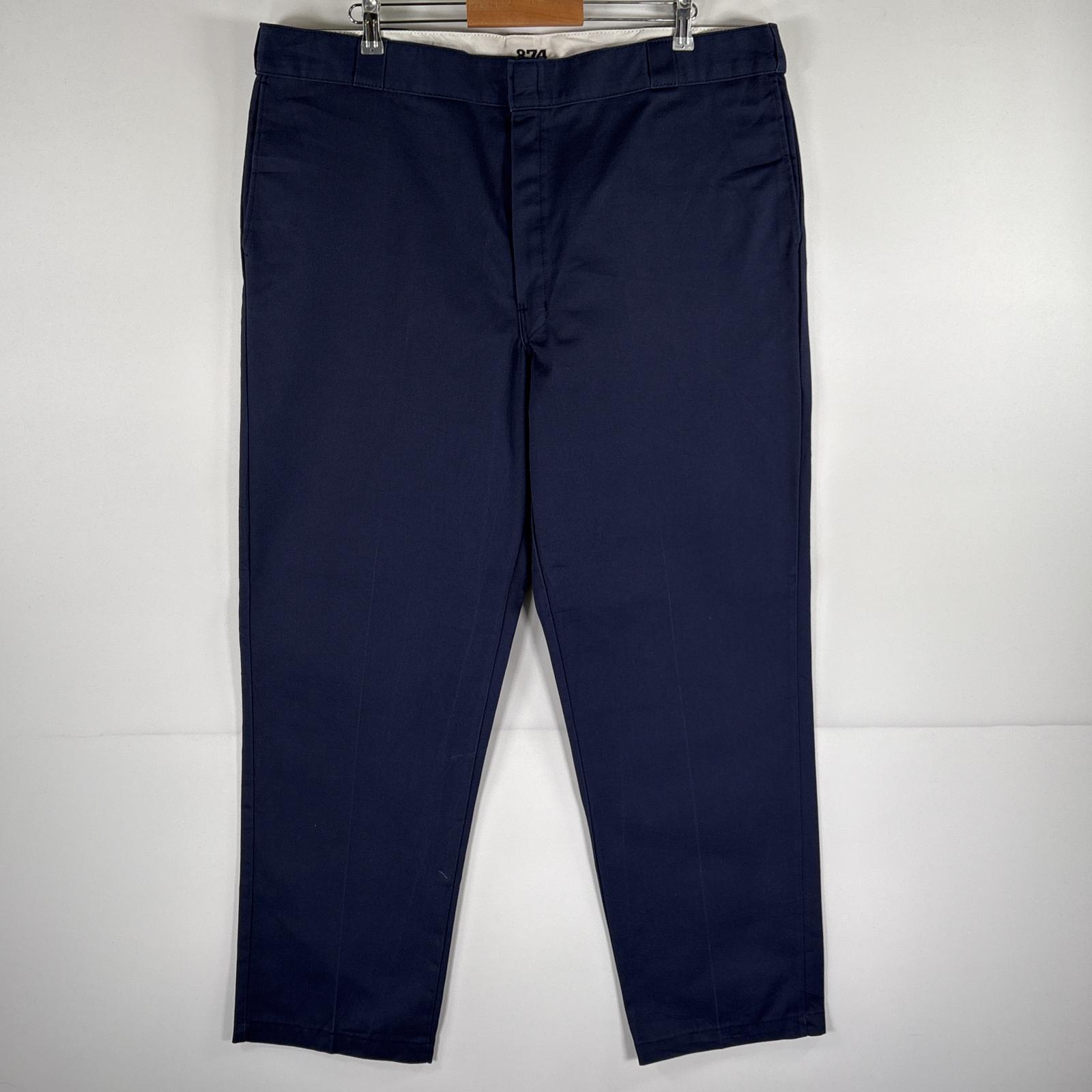 dickies ディッキーズ　ワークパンツ　80s YKK usa製 w33 80s USA製 Dickiesディッキーズ 874 ワークパンツ 紺 w33 L30