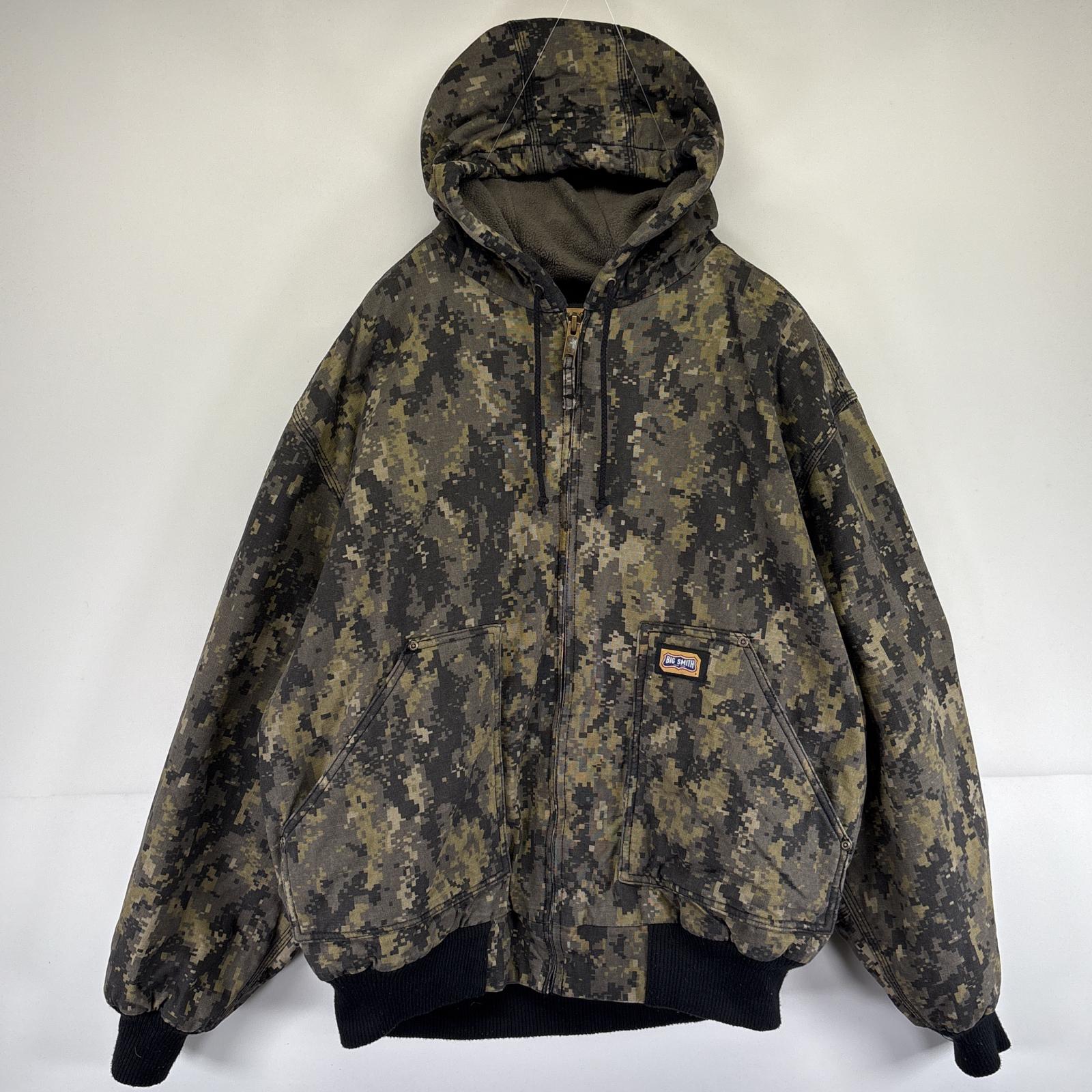 BIG SMITH デジタルカモアクティブジャケット　短丈 楽天市場】古着 ビッグスミス Big Smith ワークジャケット ダック