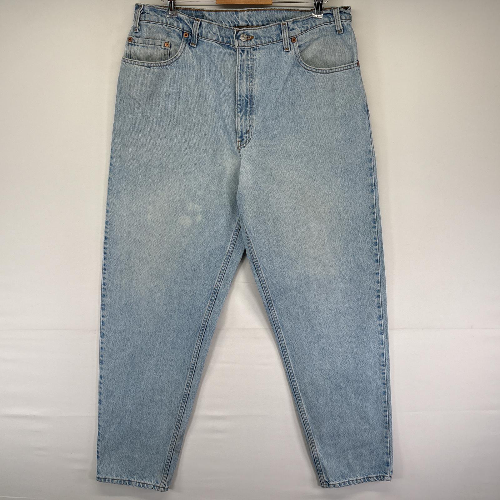 古着 90's/90年代 リーバイス Levi's USA製 デニムパンツ 560 テーパード バギー ジーンズ ジーパン 色落ち w38 L34 ブルー メンズ 【中古】