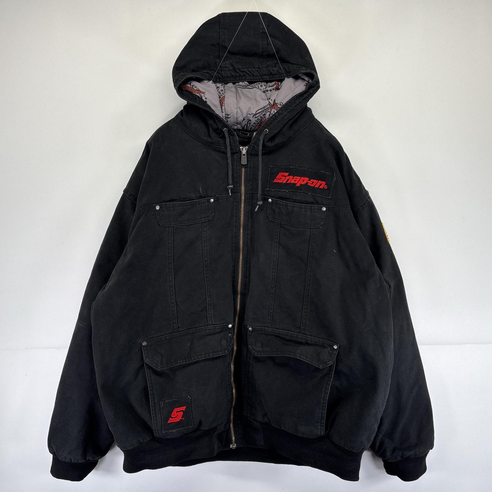 Snap-onスナップオンダックジャケットMフェード snap-on（スナップオン） 95周年記念 刺繍ワッペン付き ダック