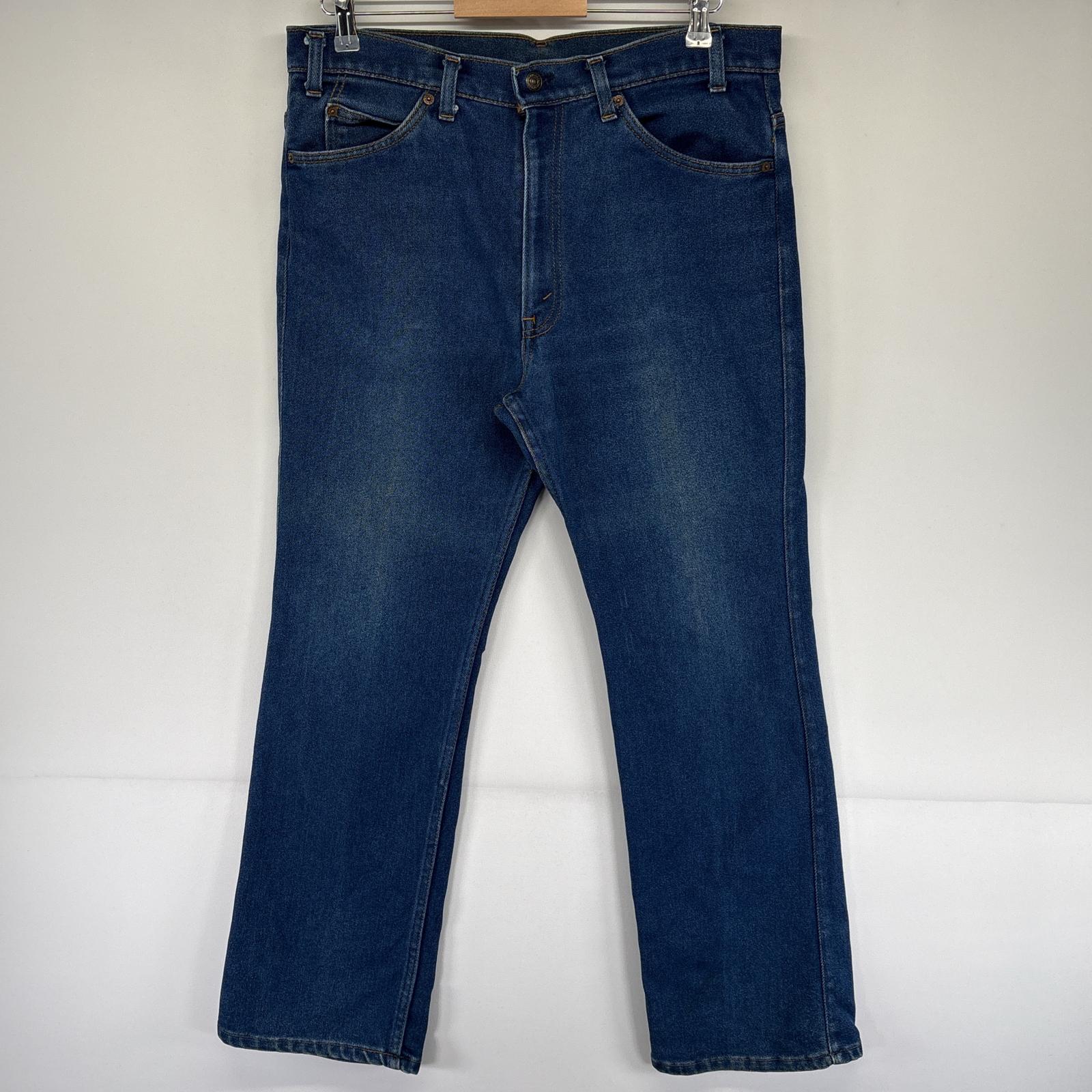 古着 80's/80年代 ヴィンテージ リーバイス Levi's USA製 デニムパンツ 517-2017 ブーツカット 42TALON ジップ w36 L32 ブルー メンズ 【中古】