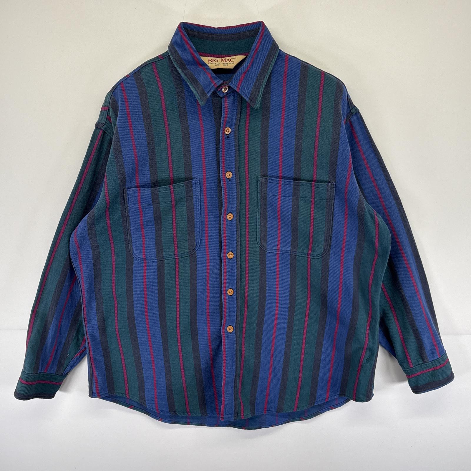 楽天市場】80s USA製 BIG MAC チェック 長袖 ヘビー フランネル シャツ
