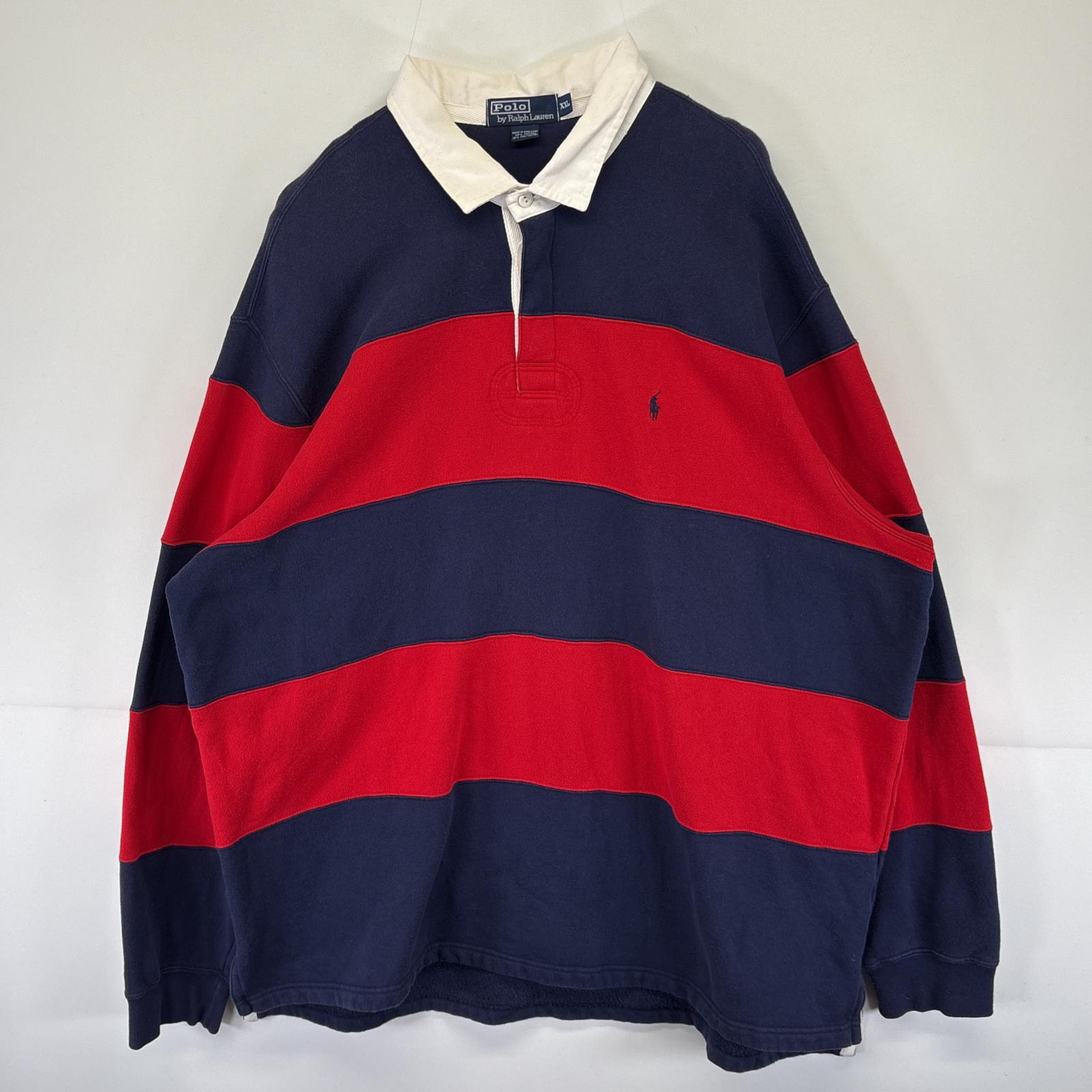 ポロバイラルフローレン ラガーシャツ 刺繍ロゴ エルボーパッチ ネイビー 2XL 楽天市場】【中古】 Polo by Ralph Lauren/ラルフローレン 刺繍