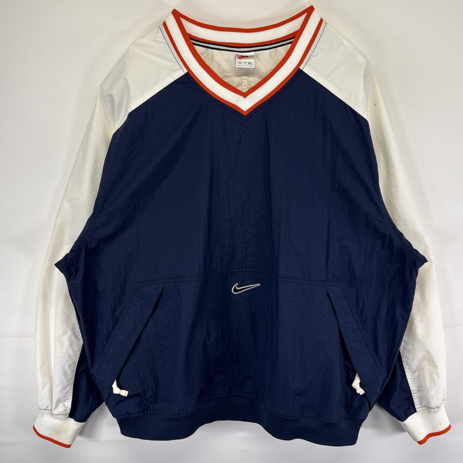 楽天市場】90s ナイキ NIKE ピステ ナイロンジャケット 古着 ☆ 表記XL