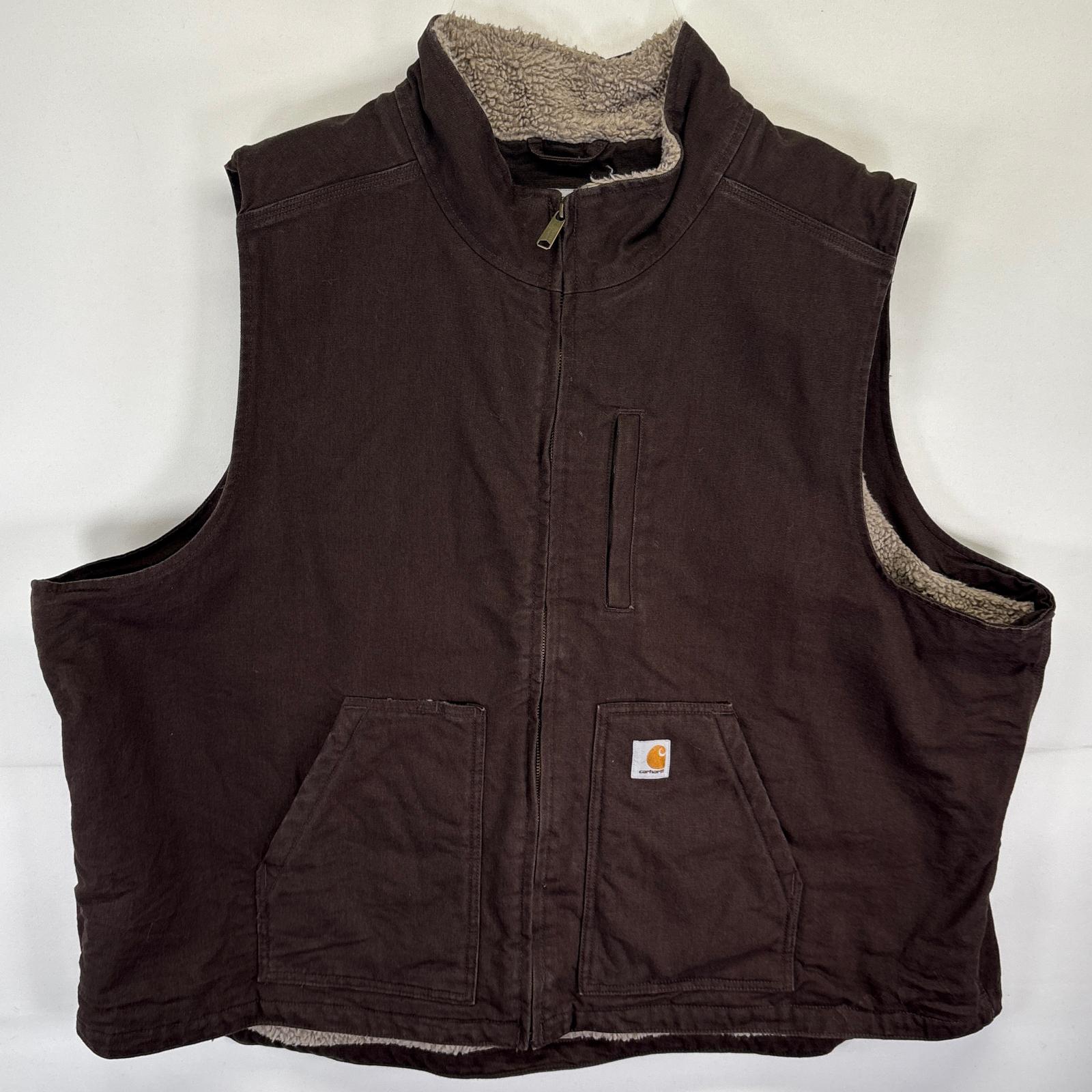 楽天市場】Carhartt ボア ライナー コットン ダック ベスト XXL