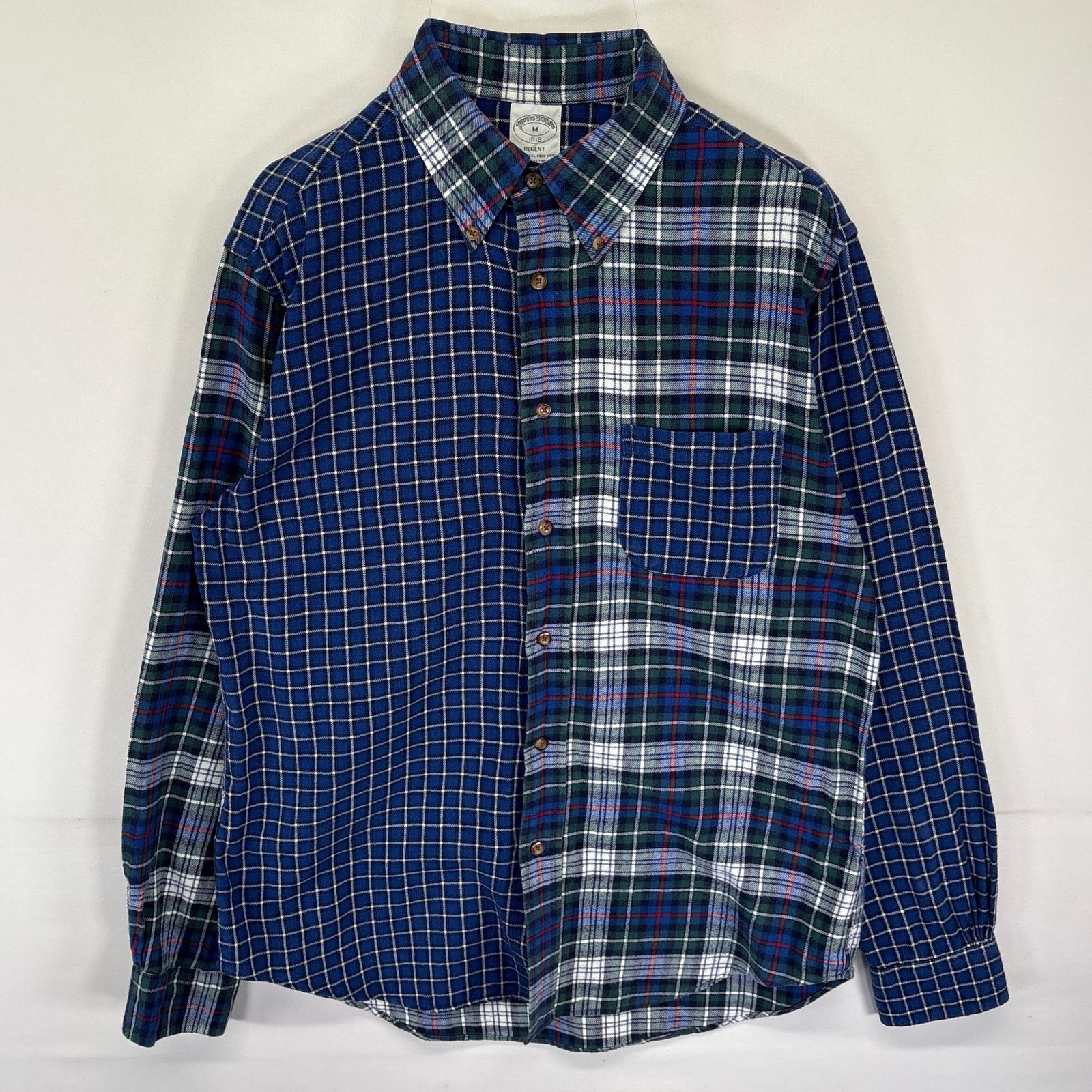 古着 ブルックスブラザーズ Brooks Brothers 長袖 ネルシャツ ボタンダウン クレイジーパターンカラー 1818 M マルチカラー メンズ 【中古】