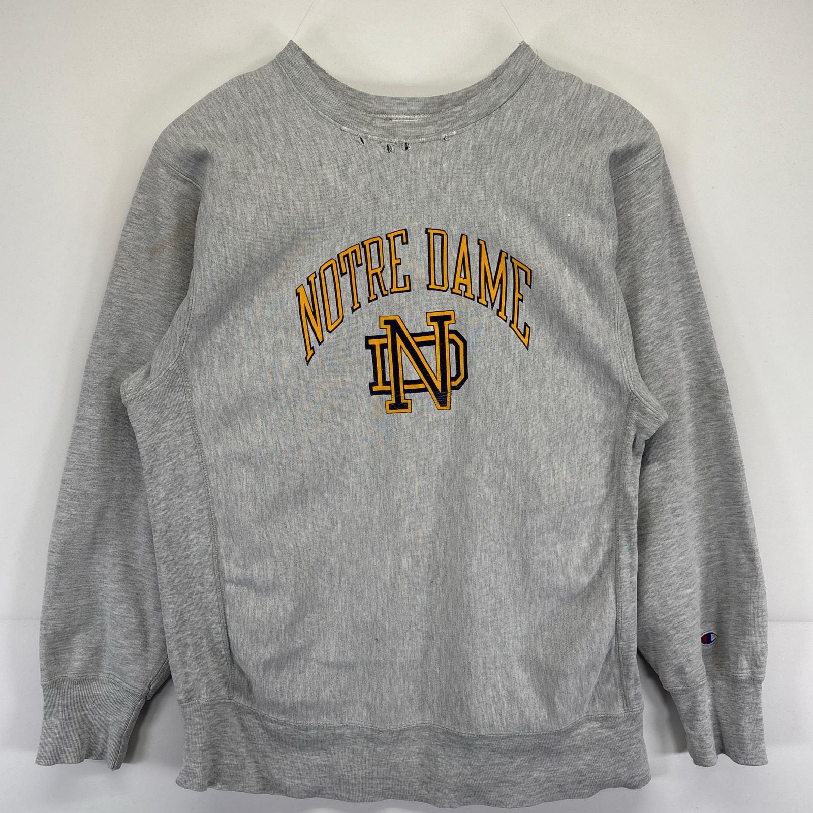 古着 80's/80年代 ヴィンテージ チャンピオン Champion USA製 スウェット トリコタグ 大きいサイズ リバースウィーブ カレッジ 2XL グレー系 メンズ 【中古】
