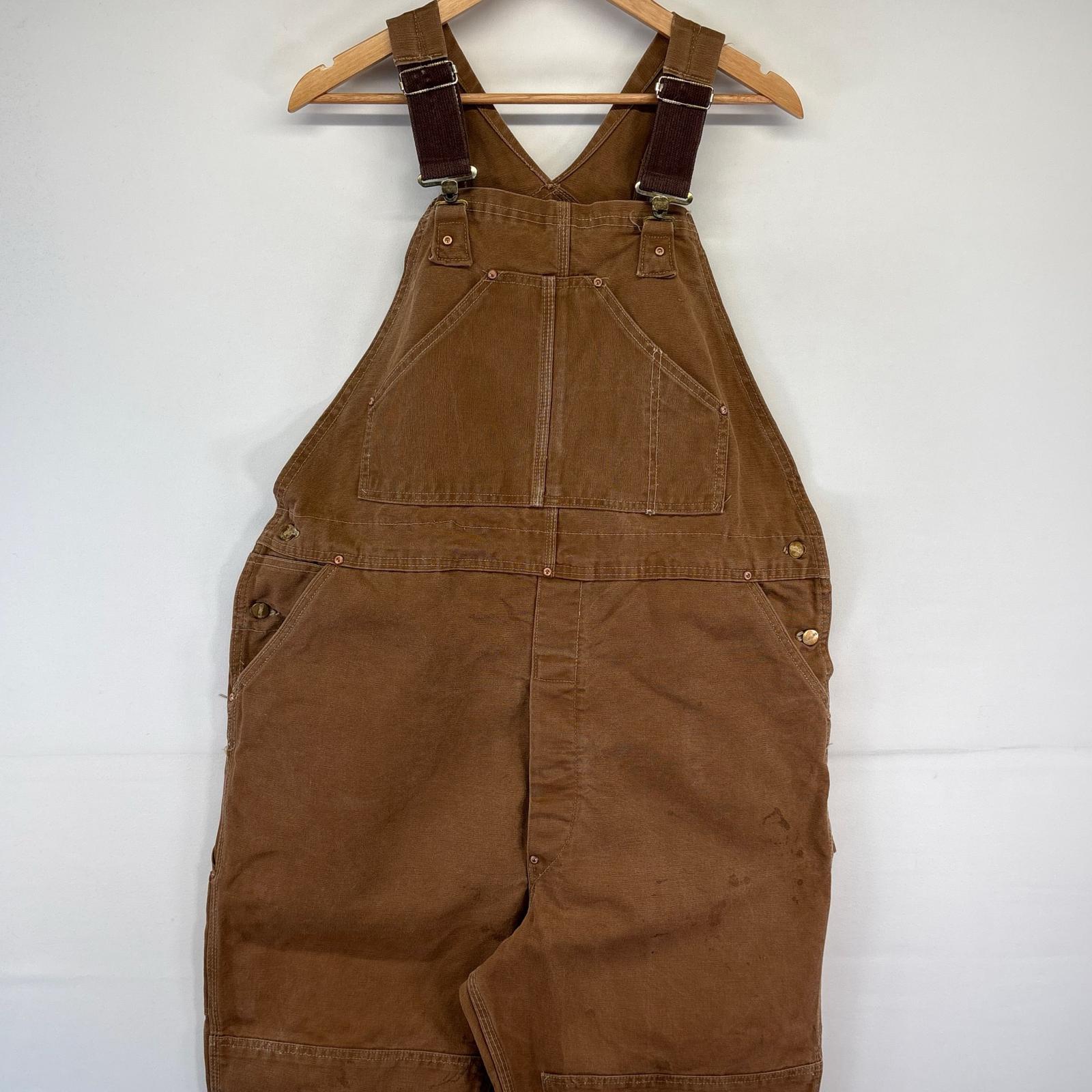 楽天市場】90s USA製 □ カーハート ダブルニー ダック オーバーオール
