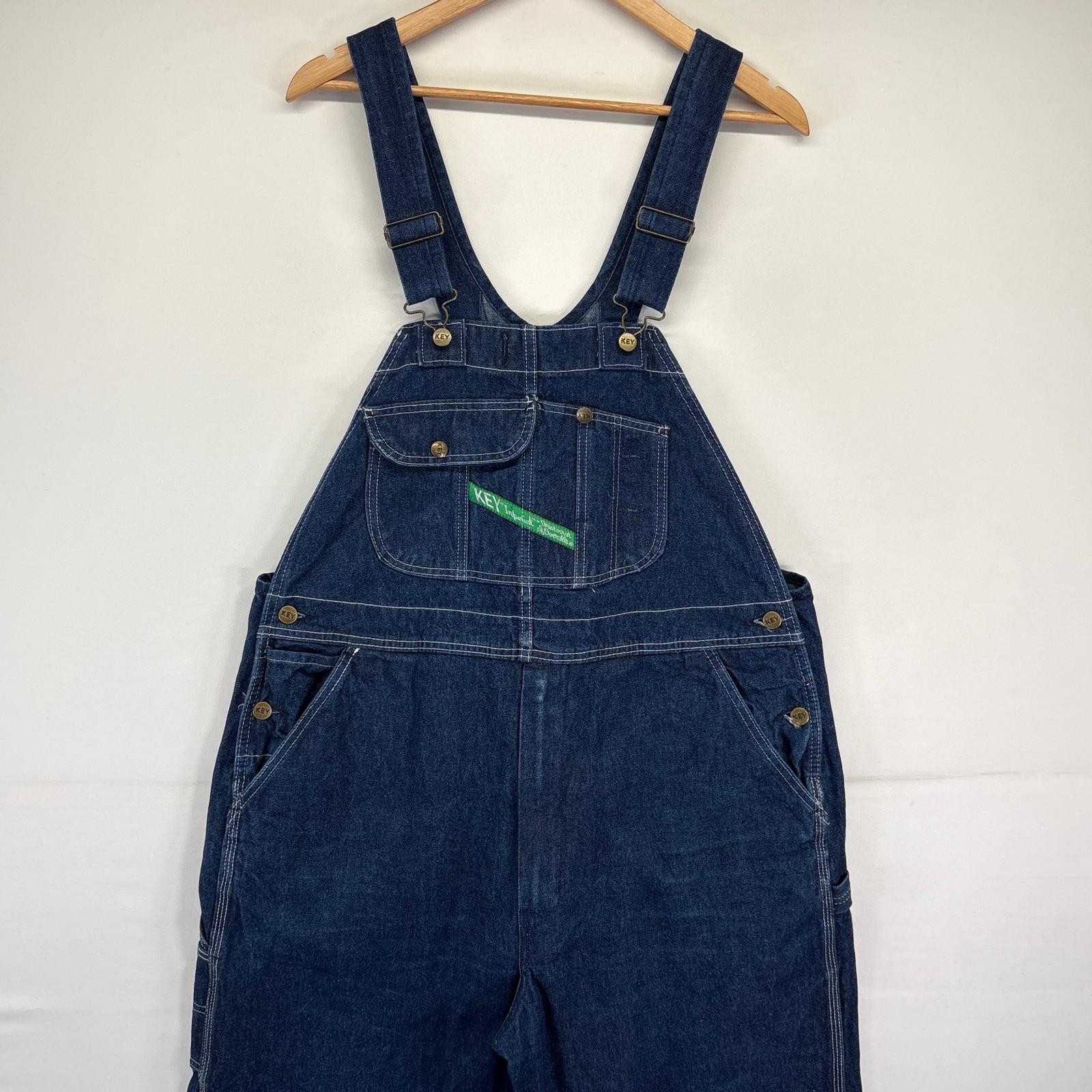楽天市場】古着 90's/90年代 キー KEY オーバーオール デニム ワーク