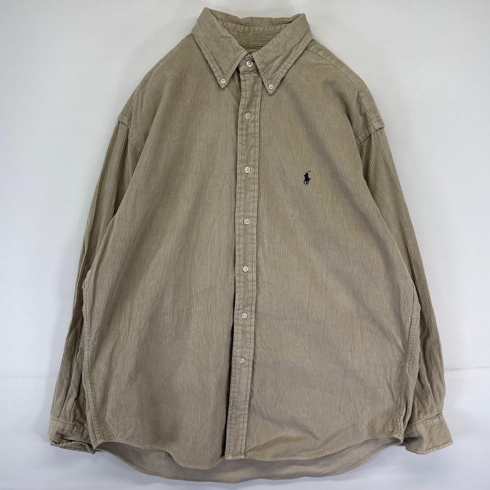 楽天市場】90s USA製 オールド □ POLO ポロ ラルフローレン 中細畝