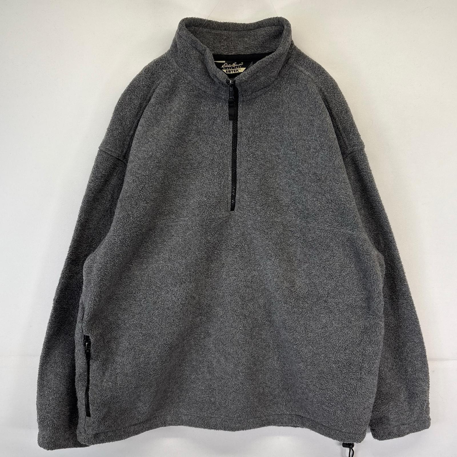 楽天市場】EDDIE BAUER 90s EBTEK FLEECE HALF ZIP SIZE L エディー