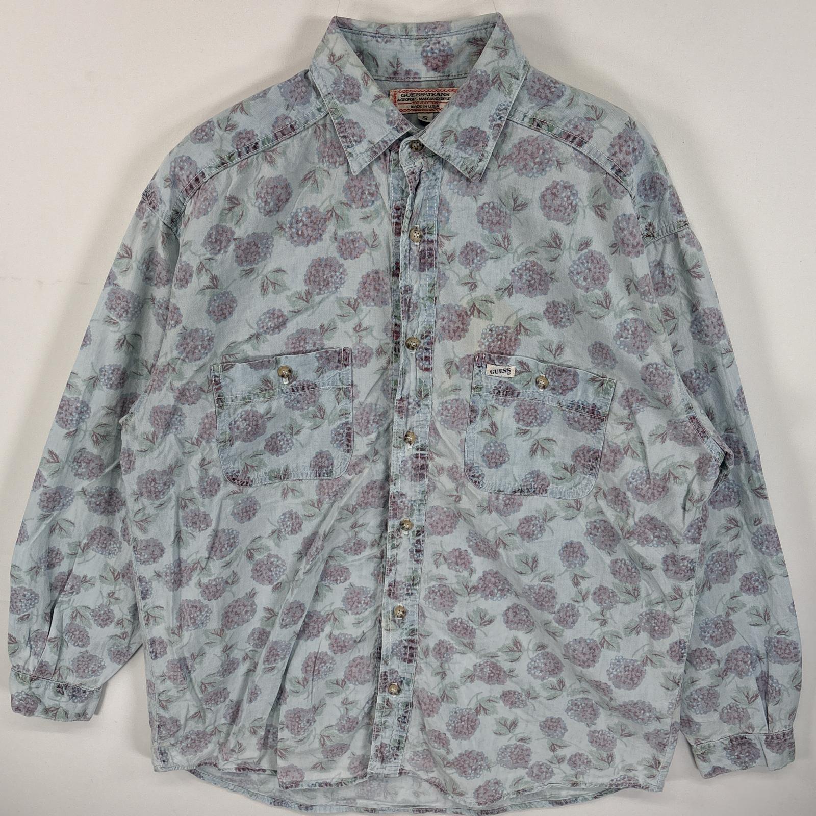 90s〜00s ゲス GUESS オンブレチェックレーヨン開襟シャツ XL 90s〜00s ゲス GUESS オンブレチェックレーヨン開襟シャツ XL 90s〜00s