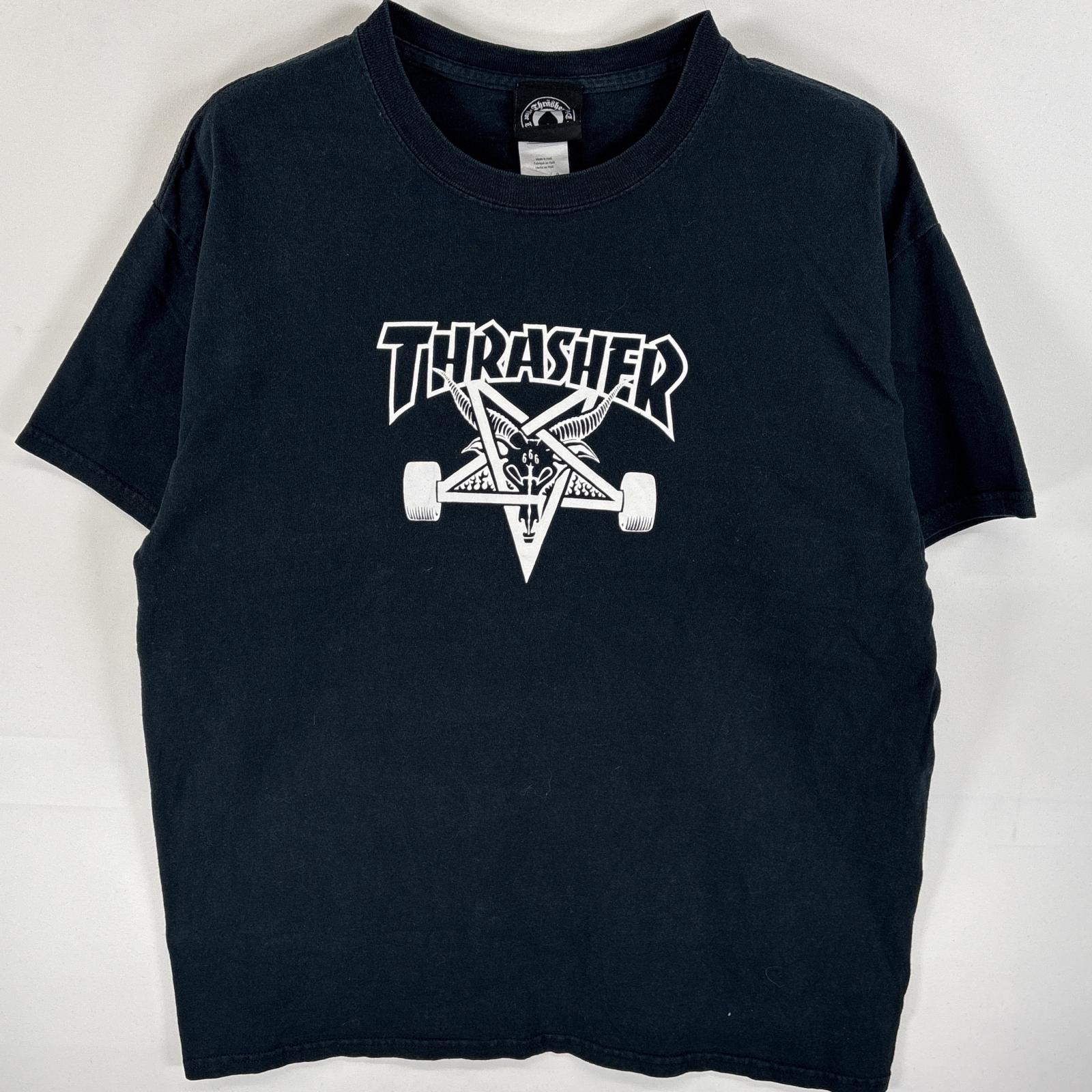 80s THRASHER スラッシャー OLD SKATE Tシャツ | APPS-BICENTENARIO 