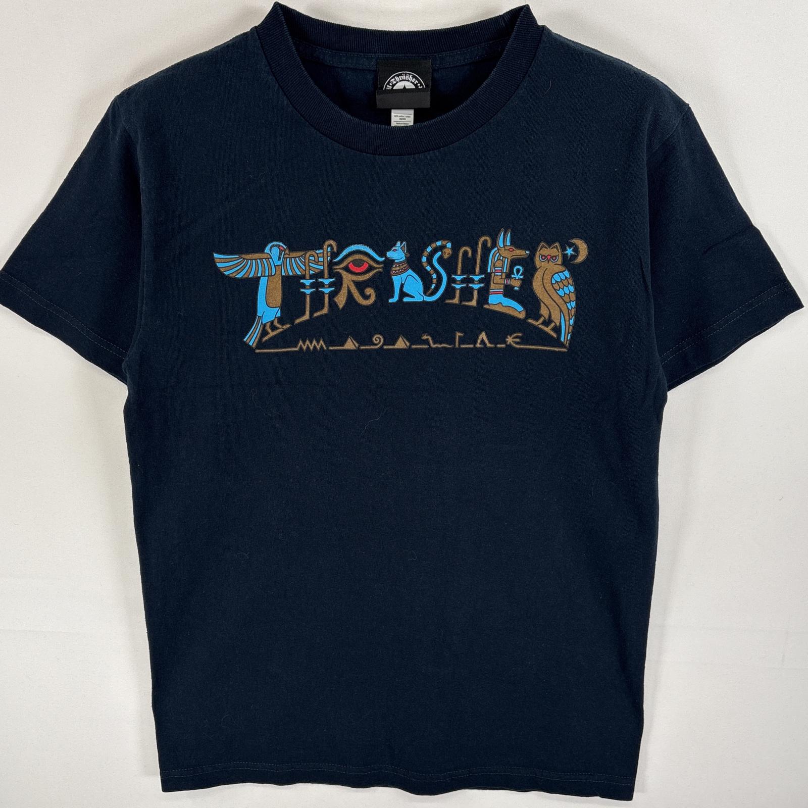 THRASHER - M 90s THRASHER PUSHEAD Tシャツ HANES スラパス Vintage 90s Thrasher Pushead T Shirt USA Skateboard Skate