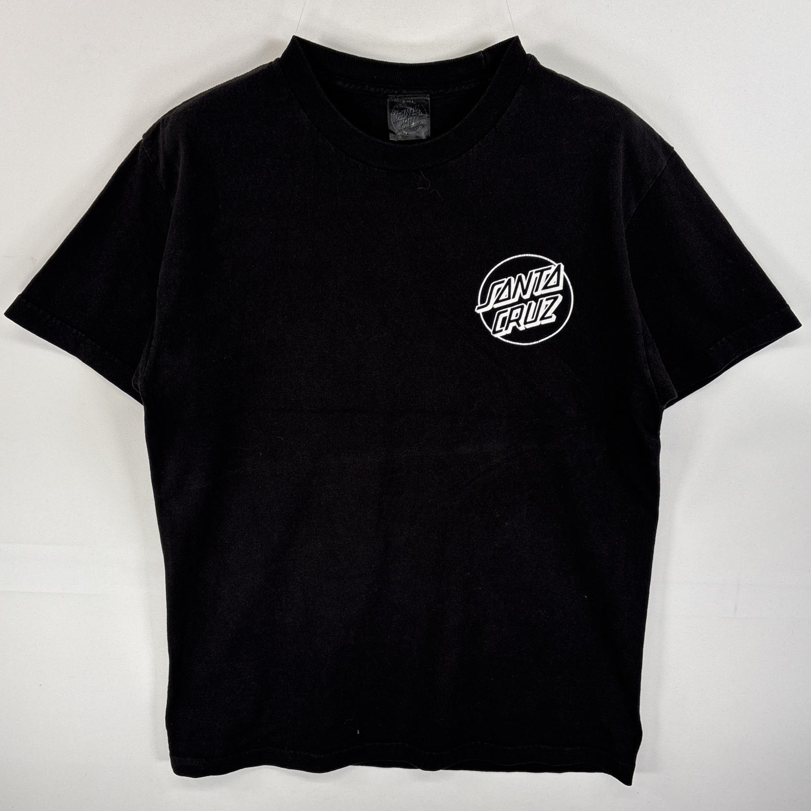 古着　SANTA CRUZ ロゴ Tシャツ ブラック　黒　L フェード 楽天市場】SANTA CRUZ スケートTシャツ サイズ表記 M ブラック 半袖