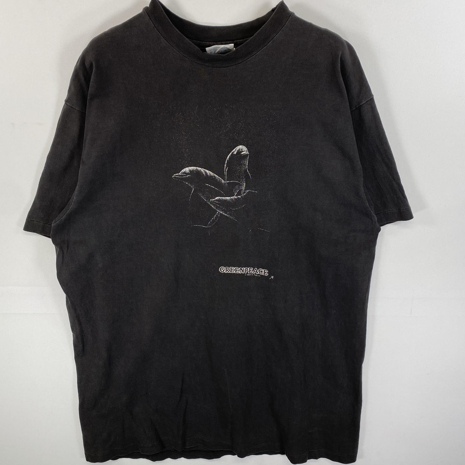楽天市場】90s イルカ カメ アート クルーネック 半袖 Tシャツ
