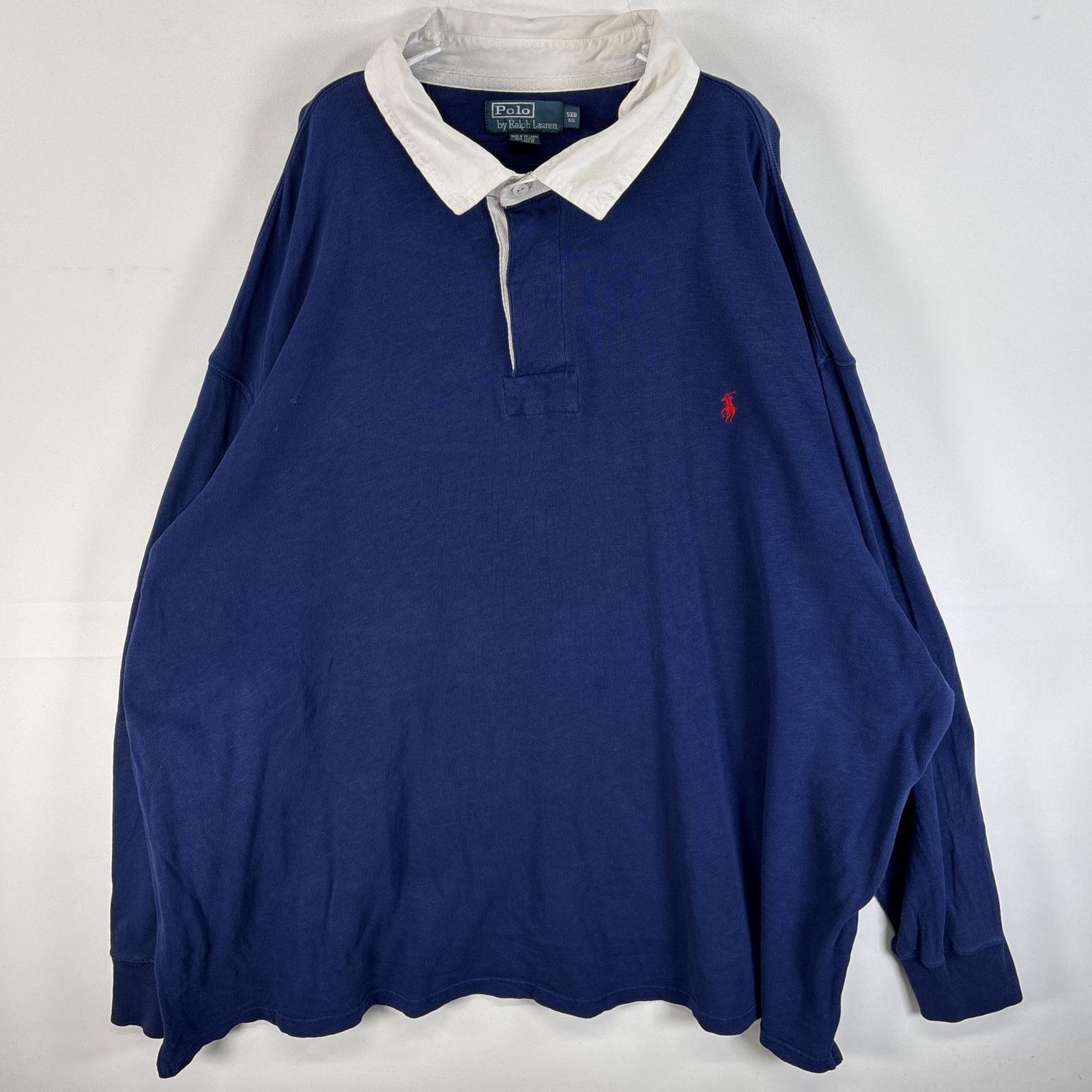 ポロバイラルフローレン ラガーシャツ 刺繍ロゴ エルボーパッチ ネイビー 2XL 楽天市場】【中古】 Polo by Ralph Lauren/ラルフローレン 刺繍
