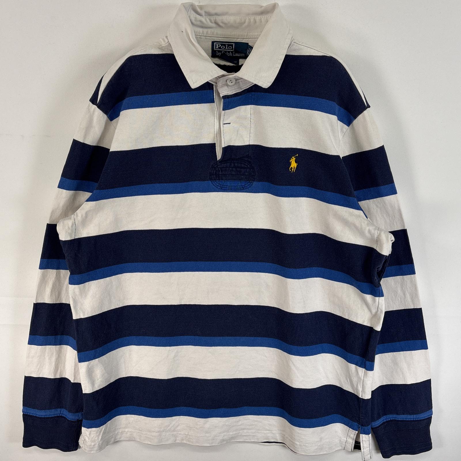 ポロバイラルフローレン ラガーシャツ 刺繍ロゴ エルボーパッチ ネイビー 2XL 楽天市場】【中古】 Polo by Ralph Lauren/ラルフローレン 刺繍