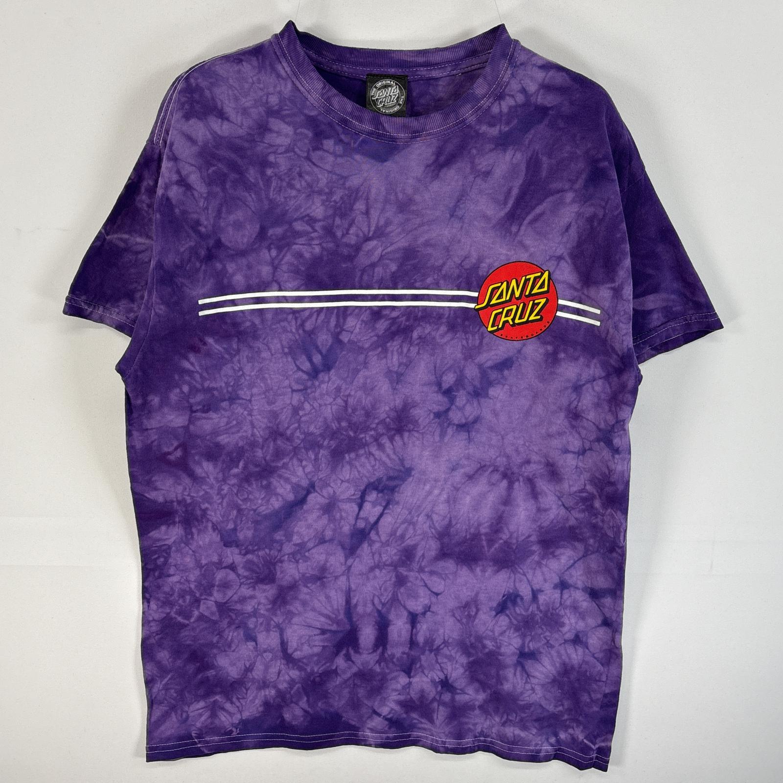 サンタクルーズ　両面プリント半袖Tシャツ　90s〜00sビンテージ　Lサイズ USA製 90s VINTAGE SANTA CRUZ スクリーミングハンド 両面