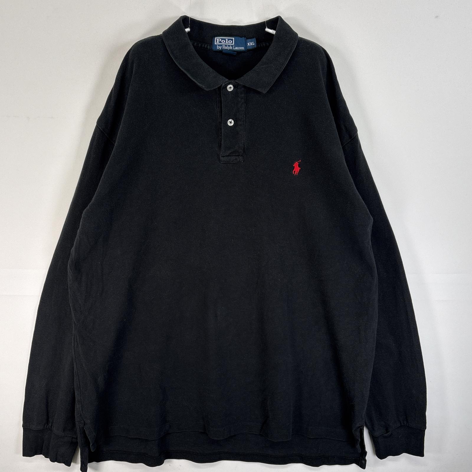 01M716◯ 90s RalphLauren 希少 黒 長袖 ポロシャツ L 楽天市場】古着 90's/90年代 ポロバイラルフローレン Polo by