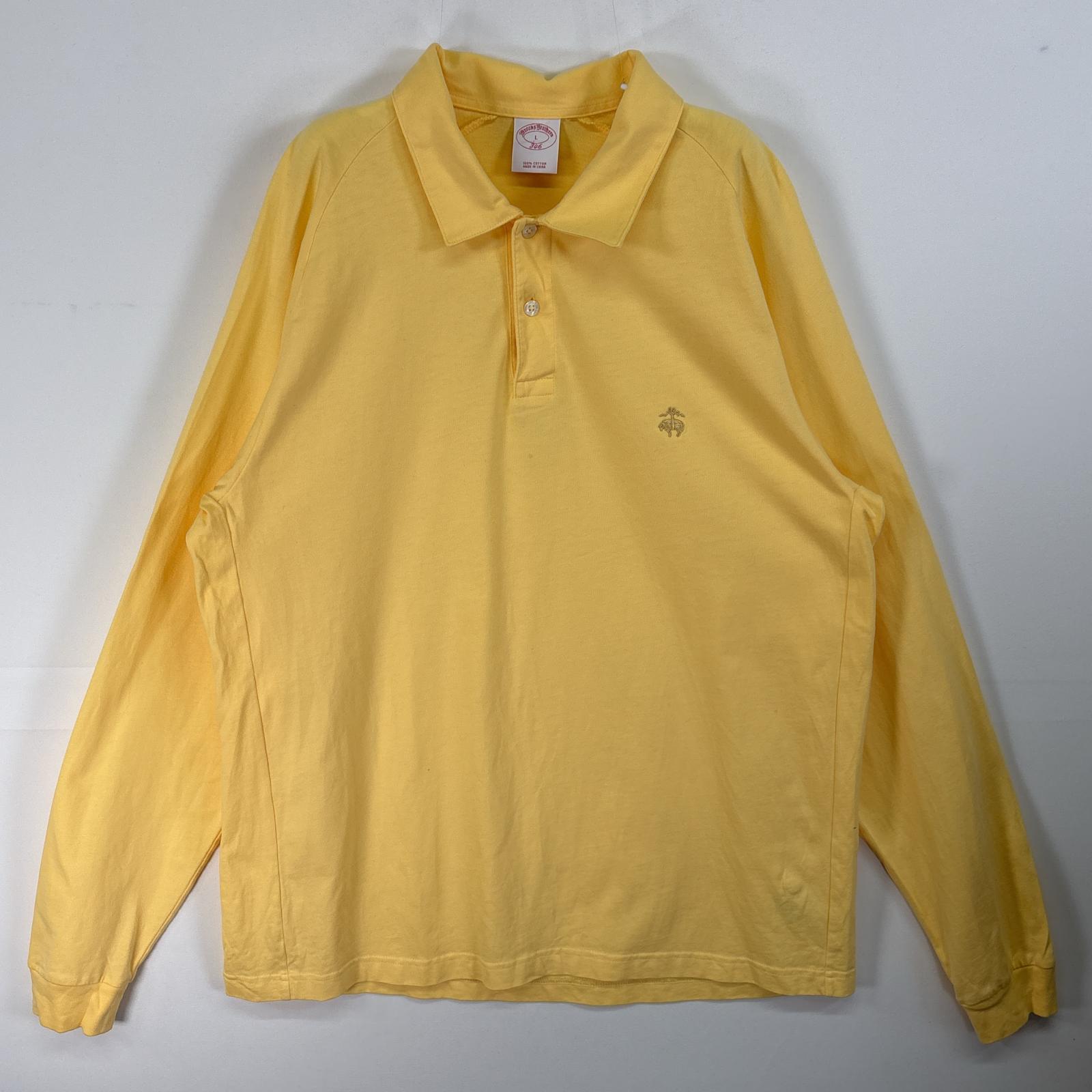 BROOKS BROTHERS 346 長袖 ニットポロ 茶 古着 XL 美品 BROOKS BROTHERS 346 長袖 ニットポロ 茶 古着 XL 美品 BROOKS