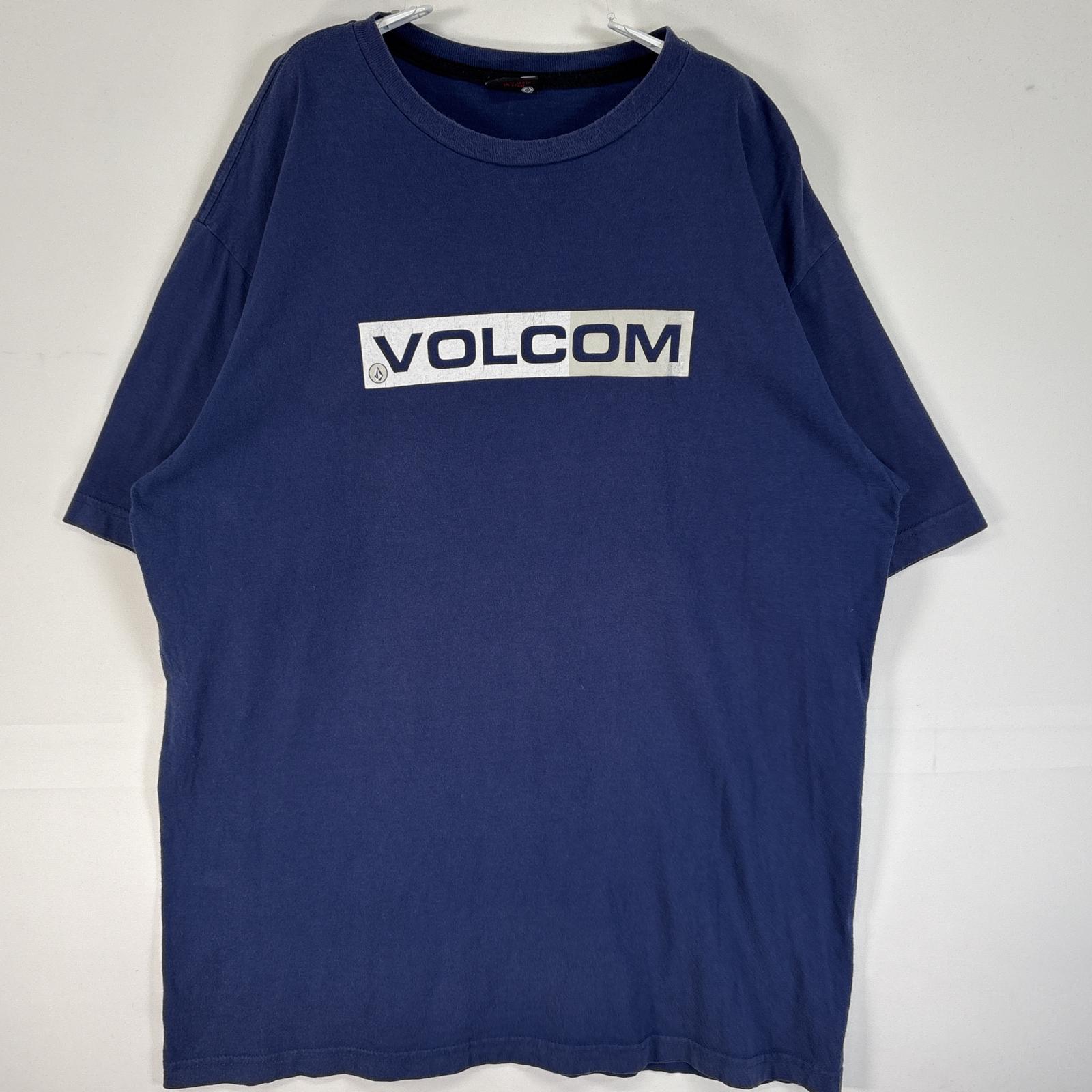 楽天市場】古着 ボルコム VOLCOM 半袖 Tシャツ M ネイビー
