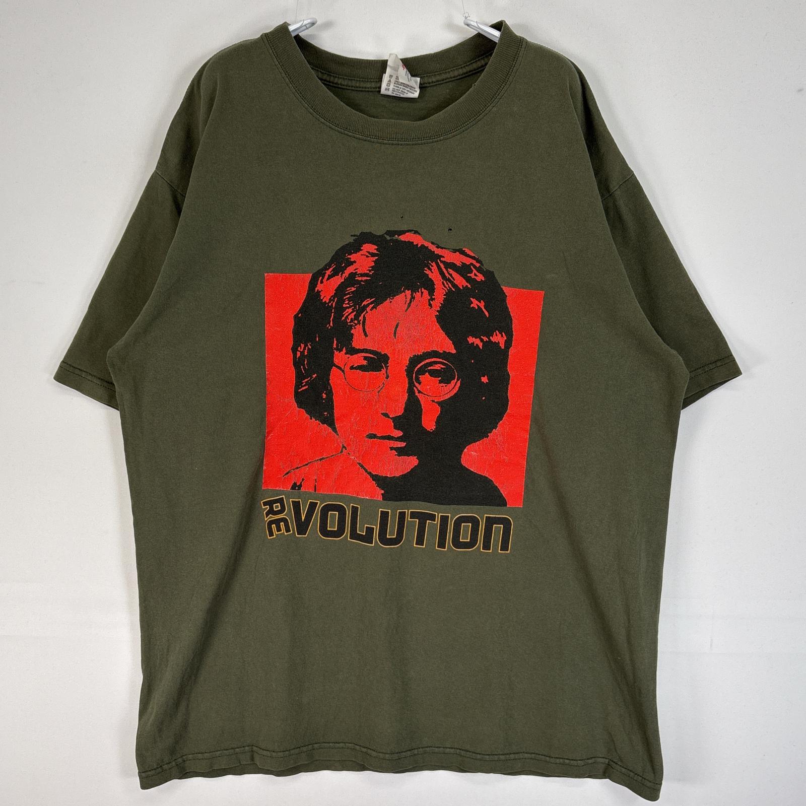 輸入古着 Hanes ジョンレノン Tシャツ L 楽天市場】90s 00s オールド□ ジョン レノン 両面 プリント 半袖 T