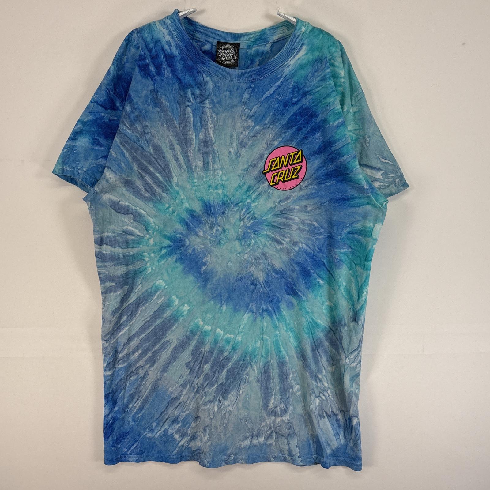 サンタクルーズ　両面プリント半袖Tシャツ　90s〜00sビンテージ　Lサイズ USA製 90s VINTAGE SANTA CRUZ スクリーミングハンド 両面