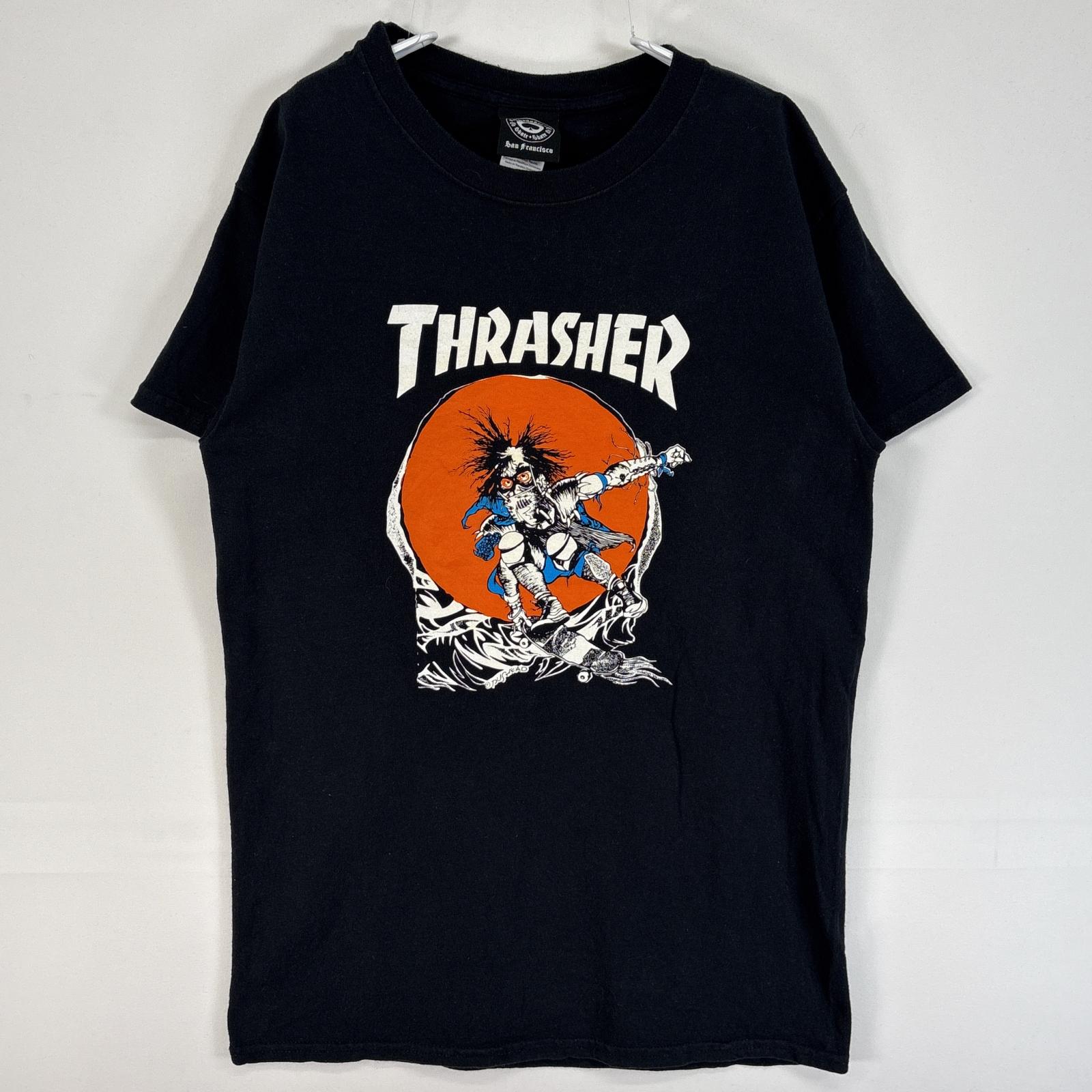 【珍品】vintage thrasher Tシャツ 80's スラッシャー THRASHER - 激レア80'S 当時物 THRASHER Tシャツ ヴィンテージ