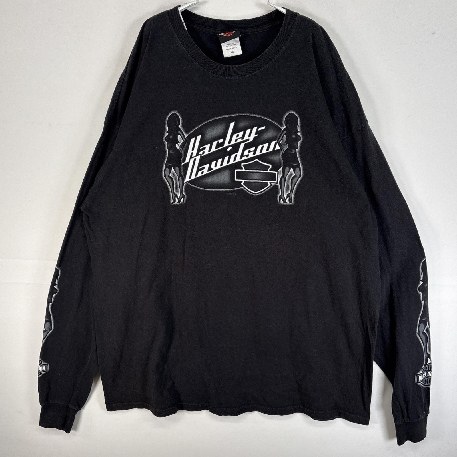 ハーレーダビットソン 長袖 Tシャツ 黒 L Harley Davidson 20220804-5096-kle5b4.jpg