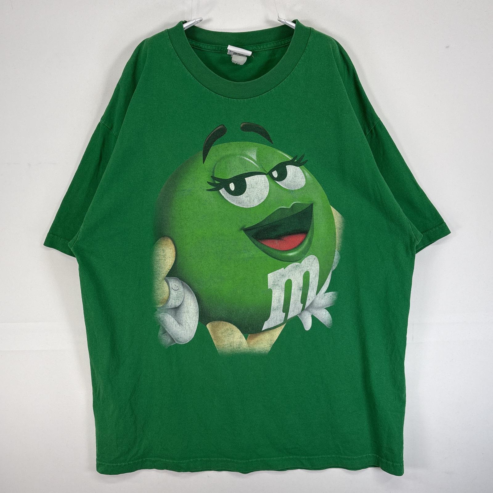 m&m's ビンテージ　ロンT USA製　80s〜90s 激レア 90s☆M&M's☆エムアンドエムズ☆キャラクターロンT☆プリントT
