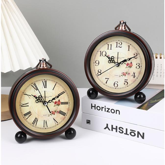 楽天市場】置き時計 おしゃれ アナログ アンティーク 歯車 機械式風