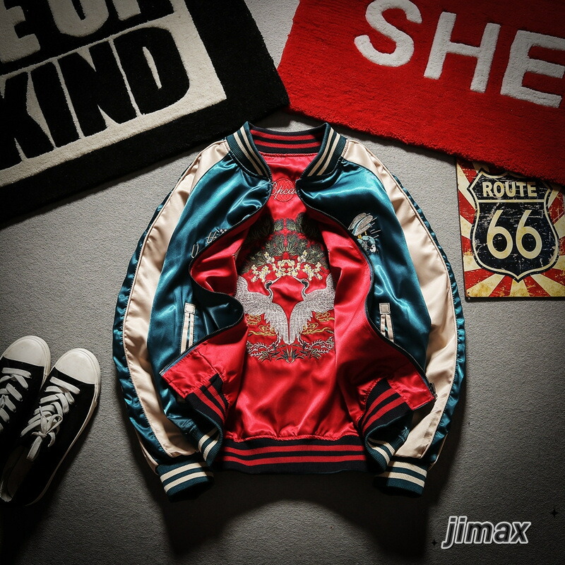 スペシャル！BIG SIZE！美品！50s〜別珍ビンテージ スーベニアジャケット 50s スカジャン 別珍 スーベニアジャケット #739