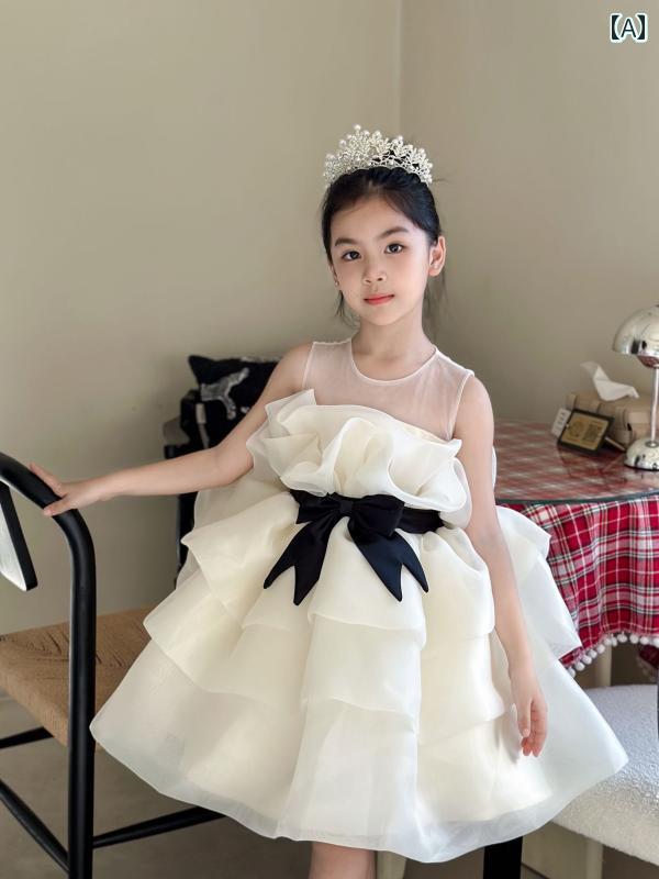フラワーガール ドレス 子供服 キッズ ベビー 赤ちゃん 女の子 豪華感 かわいい プリンセス チュール ふんわり イベント 結婚式 パーティー 衣装 発表会 バースデー