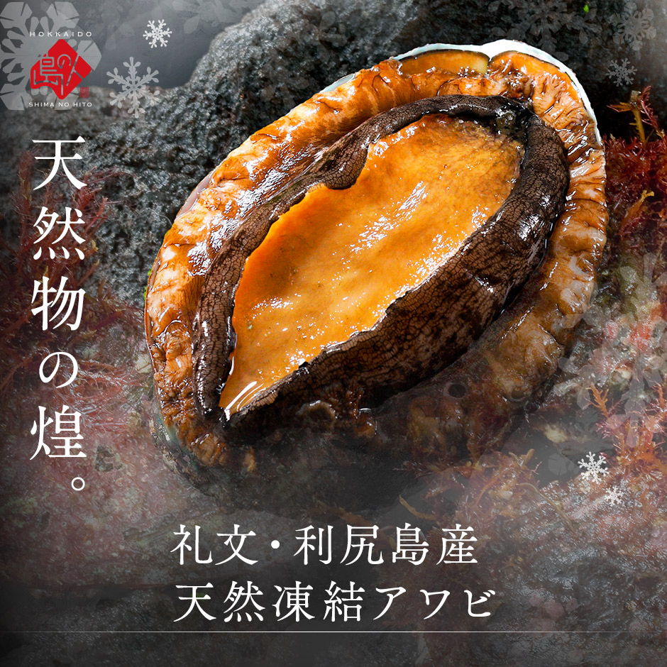 楽天市場】北海道 礼文島産 天然アワビ(凍結) 500g(5個前後入り)鮮度