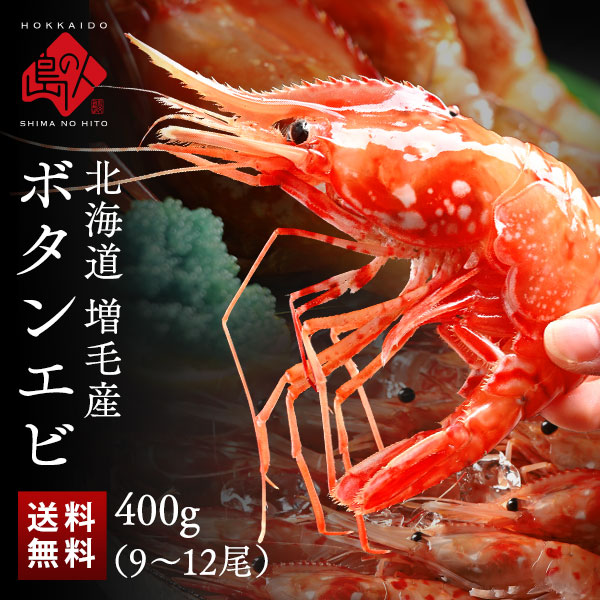 ＼レビュー評価4.50超／北海道 増毛産 ボタンエビ 400g(9-12尾前後)【希少な北海道産】【送料無料】<br>透き通る身と濃厚なエビ味噌<br><br>ぼたんえび お取り寄せグルメ 北海道 えび エビ 冷凍 海老 刺身 ボタン海老 牡丹 ボタン海老 海鮮 海産物 トヤマエビ 食べ物 食品