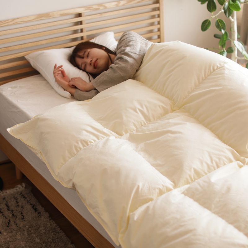 【エコダウン使用】寒冷地仕様　羽毛布団　クイーンサイズ　210×210ホテル仕様 エコダウン使用】寒冷地仕様 羽毛布団 シングル 150×210 ホテル