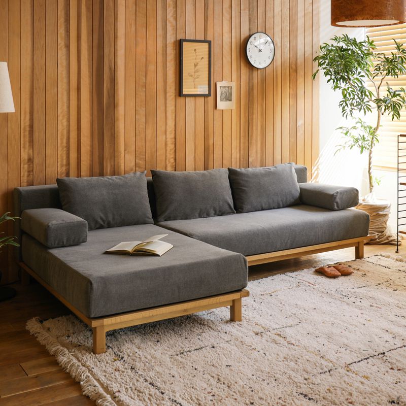 ソファー 2点セット 別注プロダクト SIEVE rect unit sofa カウチセット Aタイプ 2人掛け カウチソファー ユニットソファー 北欧 ワイド ファブリック 10日後以降のお届け 配達時間指定不可｜ReCENOインテリア