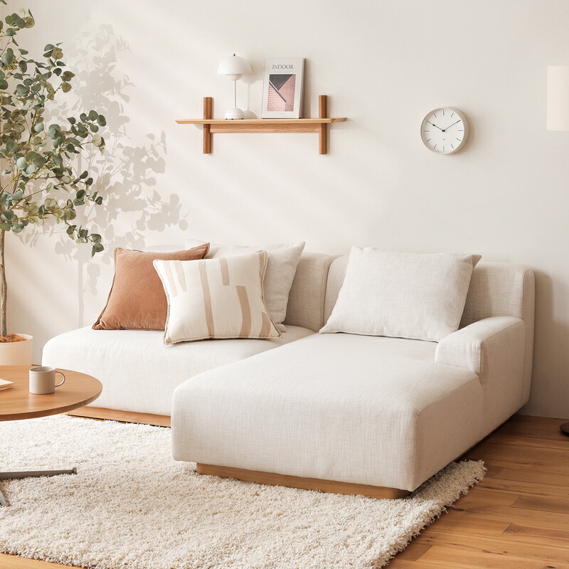 Class unit sofa カウチセット B手合い 社会的単位長いす 取り合わせ 長いす書き割り Class 社会階級 1人掛け×長いす右手 北欧 取りまかなう輪っか 愛玩動物相応う出どころ 象牙色 薄墨色