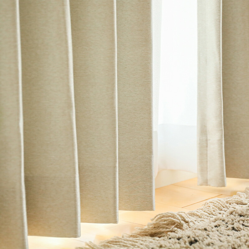 楽天市場】ドレープ カーテン Mousse ムース 遮光2級 遮熱 ホワイト