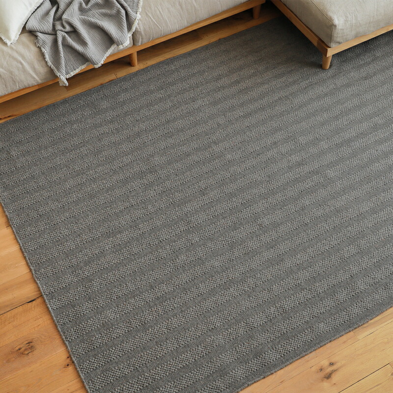 国産ラグマット FISHERMAN'S COURT フィッシャーマンズコート 200×300 床暖房 ホットカーペット ウール 日本製 長方形 変更キャンセル不可|ReCENOインテリア