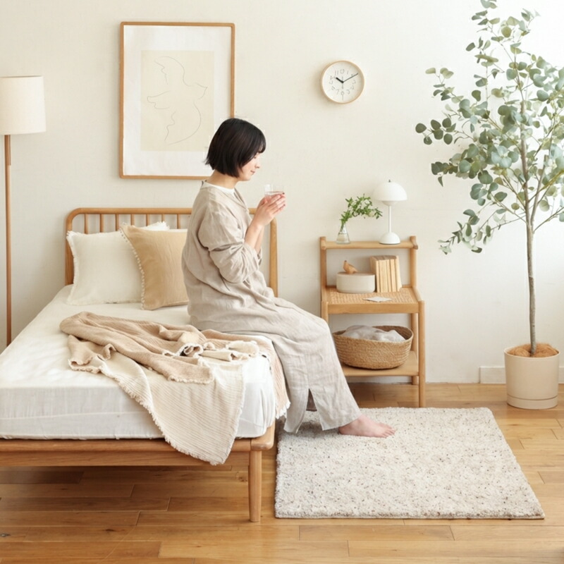ラグ ラグマット LUCE 140×200 シャギーラグ 絨毯 カーペット 長方形