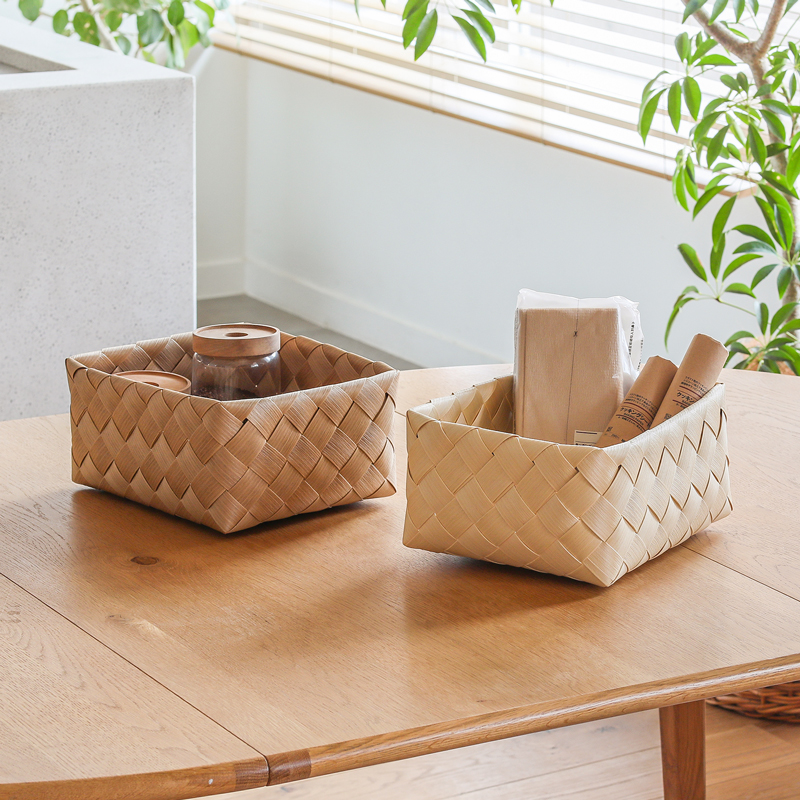 楽天市場】洗える バスケット Timb レクタングル Lサイズ 収納 カゴ