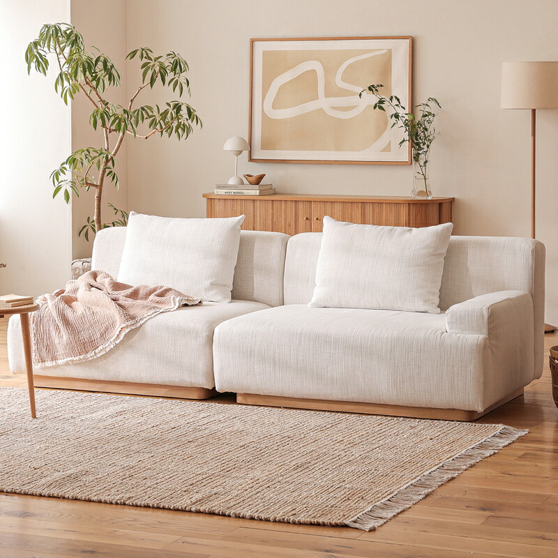 Class unit sofa 1.5人掛け書き割り A手合い 社会的単位長いす 取り合わせ 長いす書き割り Class 社会階級 1人掛け×1.5人掛け左手 北欧 取りまかなう輪っか 愛玩動物相応う出どころ 象牙色 薄墨色