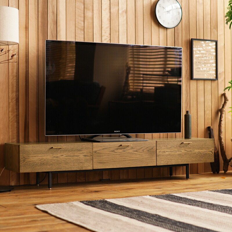 テレビ受像機台 テレビ受像機ゲーム盤 WIRY／BR 180 北欧 ヴィンテージ 木製 アイアン 43型相応う 50型相応う 55型相応う 60型相応う 65型相応う 今めかしい 【開梱・据え付ける付き添い人】