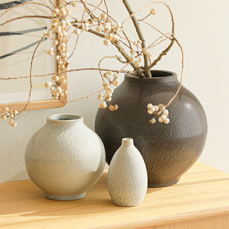 フラワーベース HIJICA TONE VASE SSサイズ 花瓶 日本製 信楽焼 北欧 ナチュラル シンプル ギフト あす楽対応 |  ReCENOインテリア