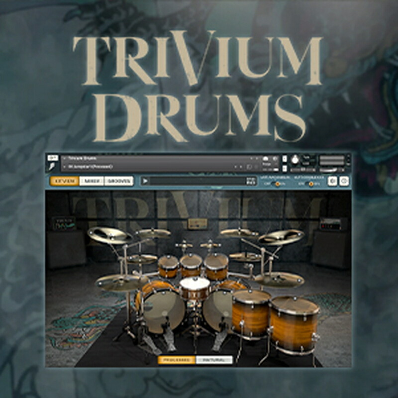 BOGREN DIGITAL TRIVIUM DRUMS(オンライン納品)(2時間以内に納品) ソフトウェア音源