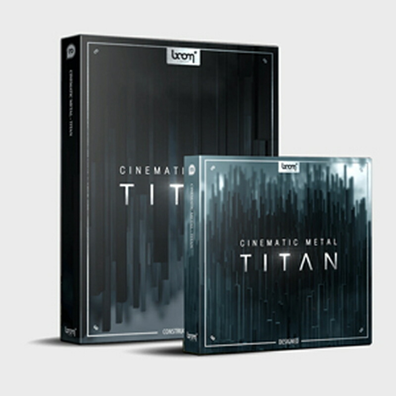 BOOM Library CINEMATIC METAL - TITAN - BUNDLE(オンライン納品)(2第四次元以内に納品) プラグインソフト