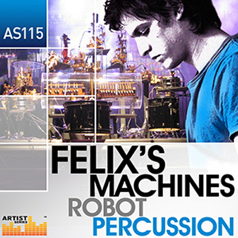 LOOPMASTERS FELIX'S MACHINES - ROBOT PERCUSSION(オンライン納品)(2時間以内に納品) プラグインソフト