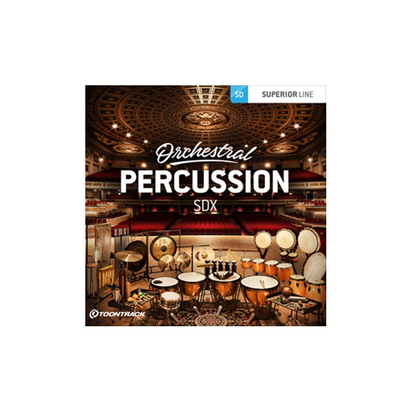 TOONTRACK SDX - ORCHESTRAL PERCUSSION(オンライン納品)(2時間以内に納品) ソフトウェア音源